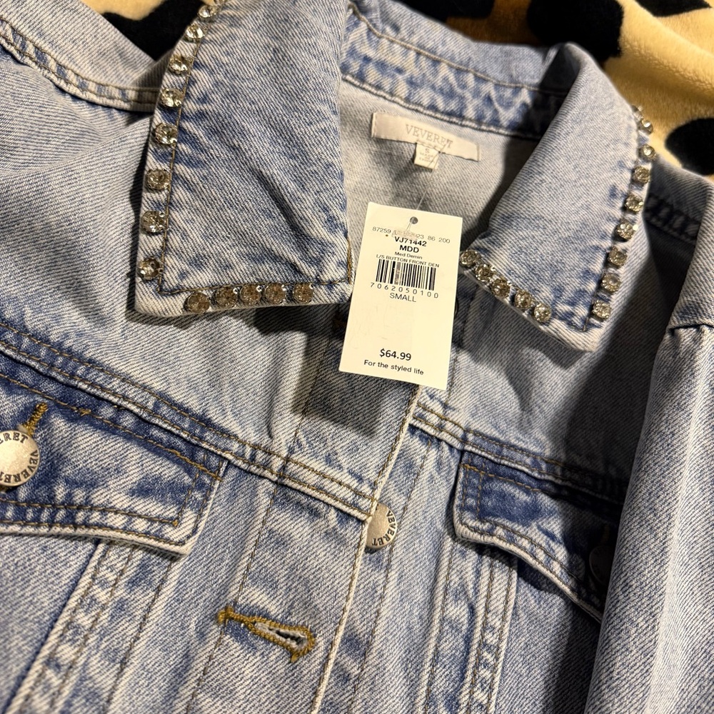 Buckle - women - studded - Jean jacket - S